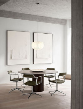 Vipp 452 Swivel Bürostuhl Gleiter Bosco Grün